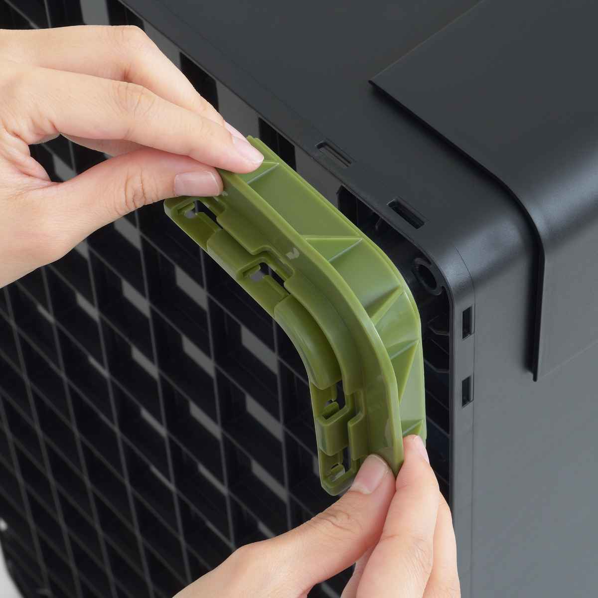 収納ボックス 3個セット Nタフコンプラス ATCP-66-30 フタ付き 幅44×奥行66×高さ30cm ( 収納ケース 頑丈 収納 工具箱 コンテナ 丈夫 ロック付き 日本製 屋外 積み重ね スタッキング プラスチック ボックス ケース アウトドア )