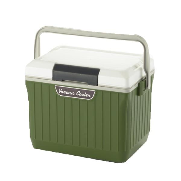 クーラーボックス 9L ベリアスクーラー ハードタイプ ( 保冷 クーラーBOX 保冷ボックス クーラーバッグ 冷蔵ボックス 9リットル キャンプ アウトドア レジャー 行楽 ) 【ホワイト×グリーン】 ホワイト×グリーン