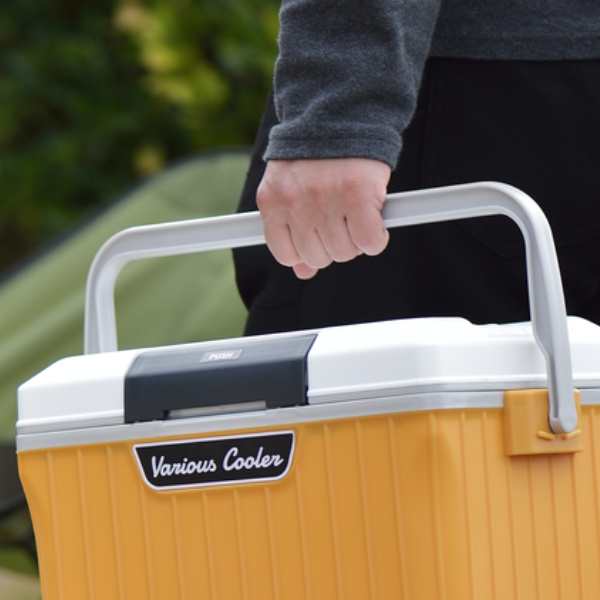 クーラーボックス 9L ベリアスクーラー ハードタイプ ( 保冷 クーラーBOX 保冷ボックス クーラーバッグ 冷蔵ボックス 9リットル キャンプ アウトドア レジャー 行楽 ) 【ホワイト×グリーン】 ホワイト×グリーン