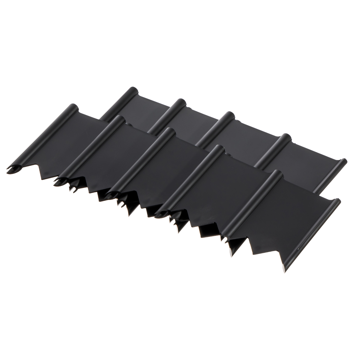 根止め 芝の根止め 7枚入 ( 根止め板 土留め 根止めストッパー 仕切り 間仕切り 連結可能 芝 園芸 ガーデニング 畑 菜園 花壇 植栽 土砂 流出防止 進入防止 簡単設置 角度調整 ポリプロピレン 日本製 )