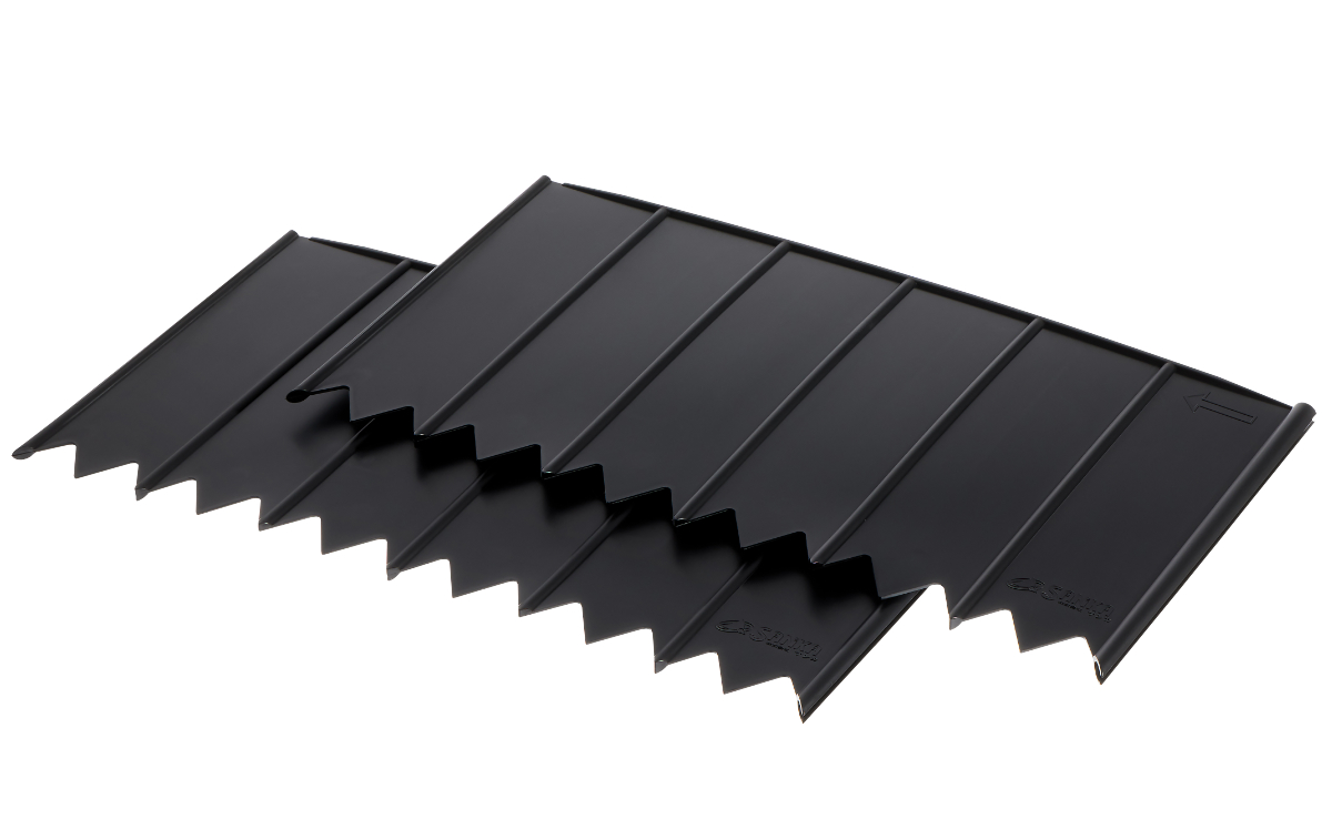 土止め 土のストッパー ワイド 2枚組 ( 根止め 根止め板 土留め 根止めストッパー 仕切り 間仕切り 芝 園芸 ガーデニング 畑 菜園 花壇 植栽 土砂 流出防止 進入防止 簡単設置 ポリプロピレン 日本製 )