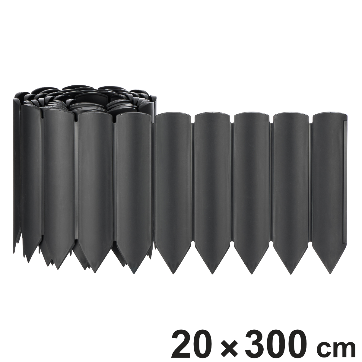 根止め 芝の根止めロール 22cm×3m巻 （ 根止め板 土留め 根止めストッパー 仕切り 間仕切り 芝 園芸 ガーデニング 畑 菜園 花壇 植栽 土砂 流出防止 進入防止 簡単設置 角度調整 ロール状 ポリプロピレン 日本製 ）