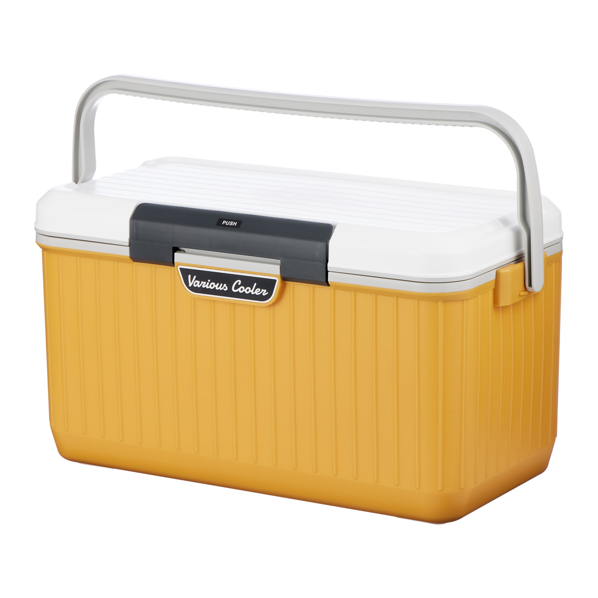 クーラーボックス ベリアスクーラー 24L ( 保冷 クーラーBOX 保冷ボックス クーラーバッグ 冷蔵ボックス 24リットル キャンプ アウトドア レジャー 行楽 ) 【ホワイト×イエロー】 ホワイト×イエロー