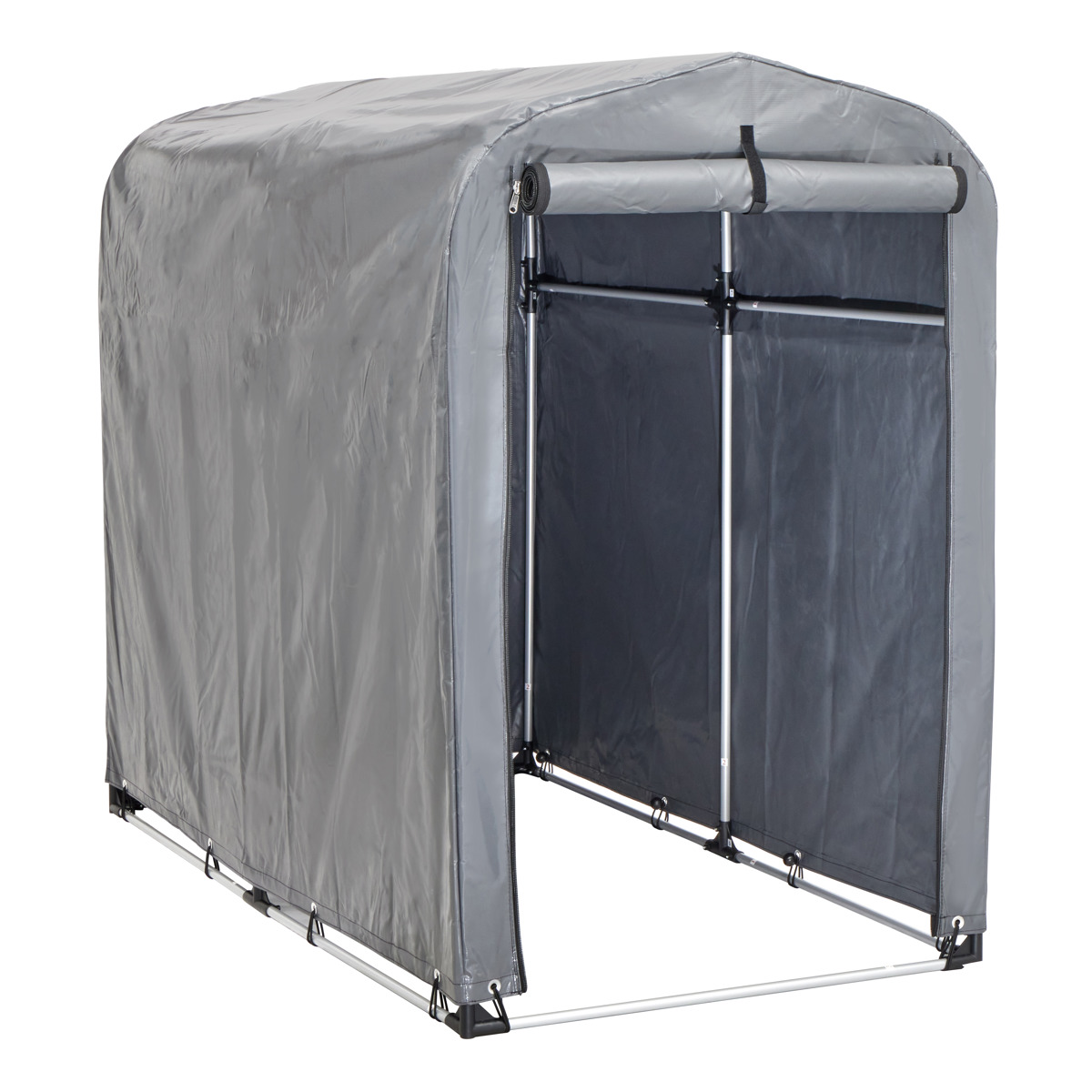 ガレージ 簡易万能ガレージ S PVC 幅99cm ( 法人限定 簡易ガレージ 自転車 ファスナー開閉式 自転車置き 2台 簡易物置 自転車ガレージ 屋外収納 駐輪 サイクルポート サンカ )