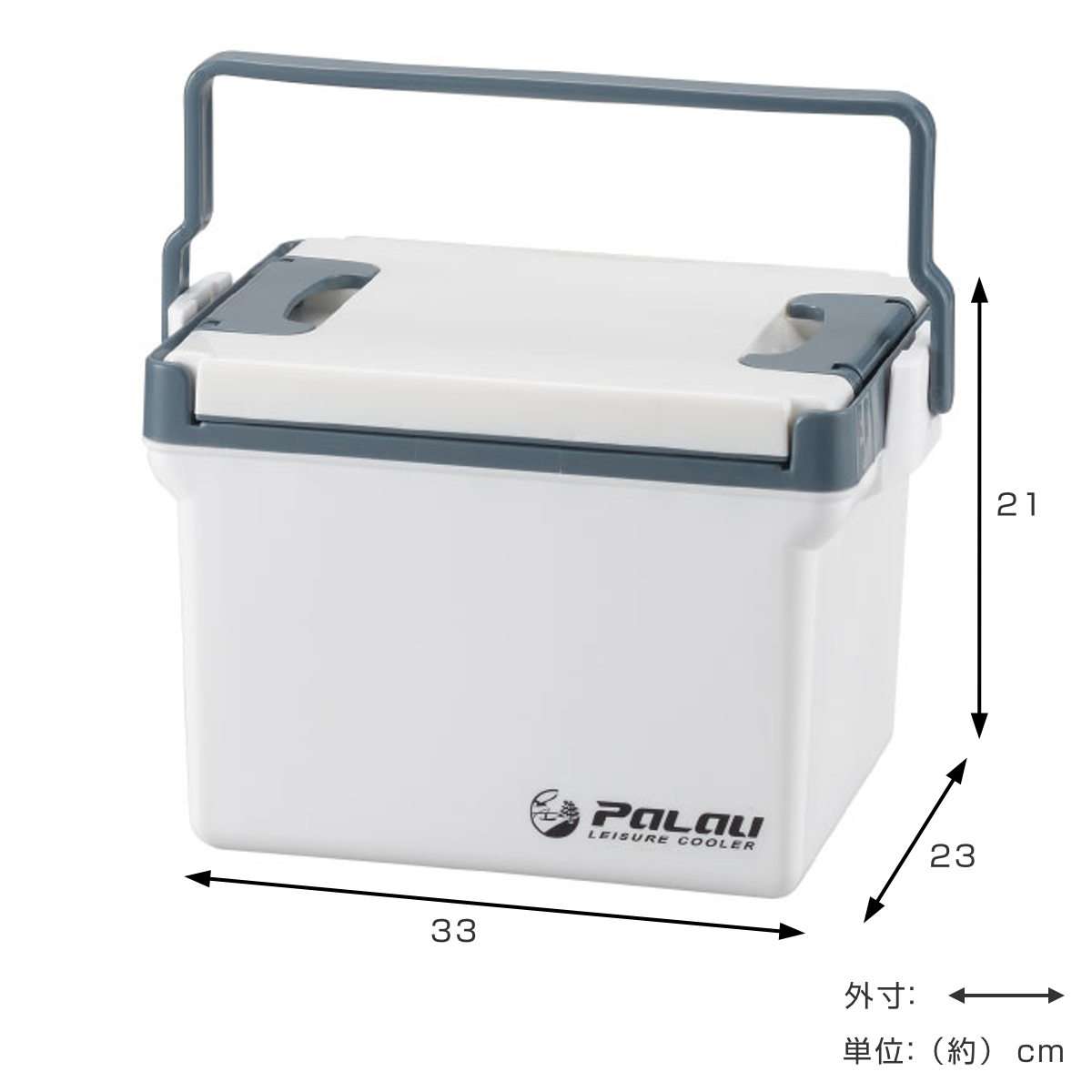 クーラーボックス 7L レジャークーラー パラオ 小型 ( 保冷 クーラーBOX 保冷ボックス アウトドア用品 7リットル クーラー ボックス BOX 冷蔵ボックス キャンプ アウトドア ハンドル 持ち手付き 両開き )