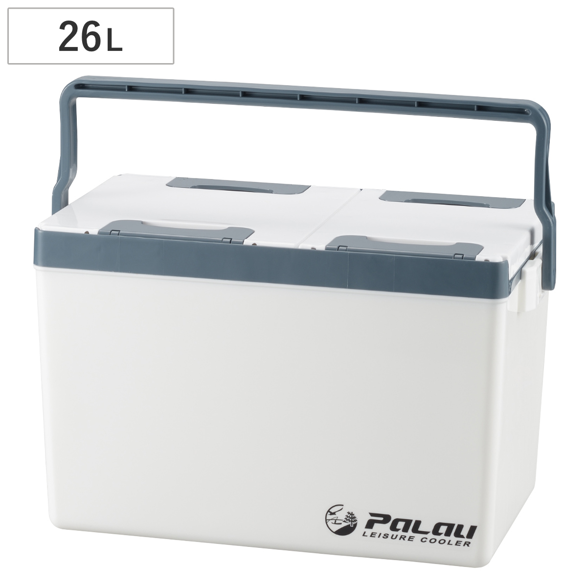 クーラーボックス 26L レジャークーラー パラオ ( 保冷 クーラーBOX 保冷ボックス アウトドア用品 26リットル クーラー ボックス BOX 冷蔵ボックス キャンプ アウトドア ハンドル 持ち手付き 両開き )