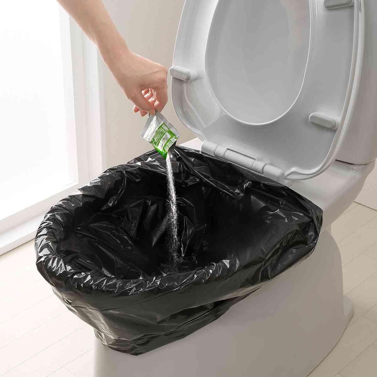 凝固剤 簡易トイレ 非常用トイレの凝固剤 30個入り ( 凝固剤のみ 個包装 小分け 30回分 トイレ用 非常時 介護 断水 防災 キャンプ 日本製 使い捨て 簡易 災害 緊急用 アウトドア 介護用品 防災用品 )