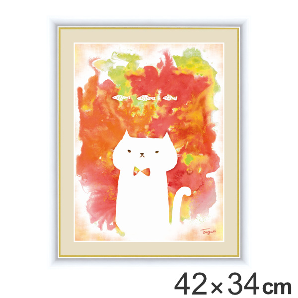 芸術 colorful 猫絵画 ねこのいる暮らし オシャレ インテリア - 絵画