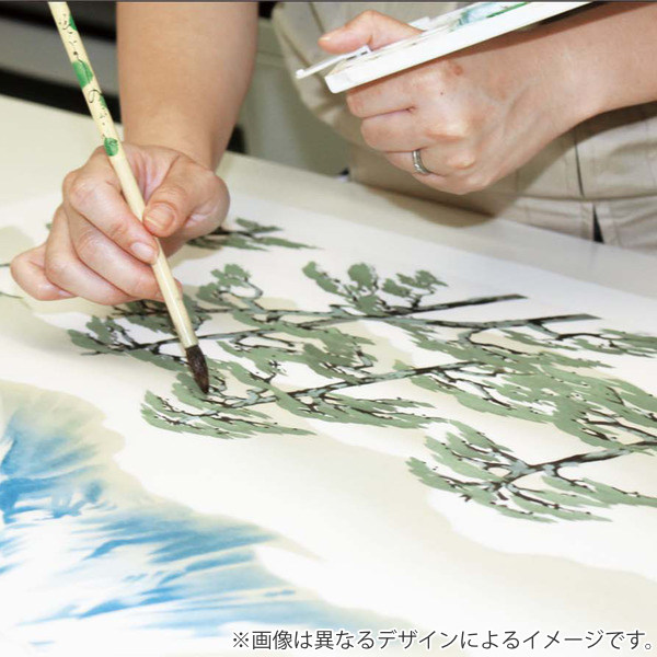 絵画 『松に富士』 34×42cm 横山大観 1945年頃 額入り 巧芸画