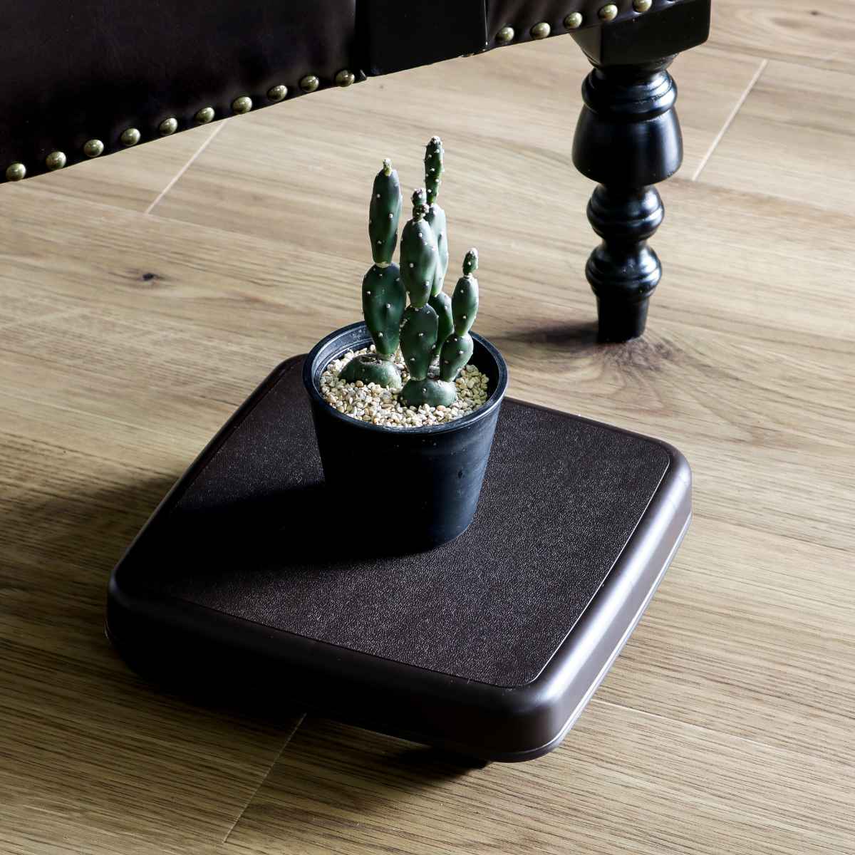 平台車 S キャスター付き 家庭用 押入れ ラクゴロ 日本製 ( ホームキャリー キャリーカート 家庭用台車 キャリー 台車 キャリーワゴン キャリー台車 小型 置台 軽量 シンプル ストッパー付き ) 【ホワイトグレー】 ホワイトグレー