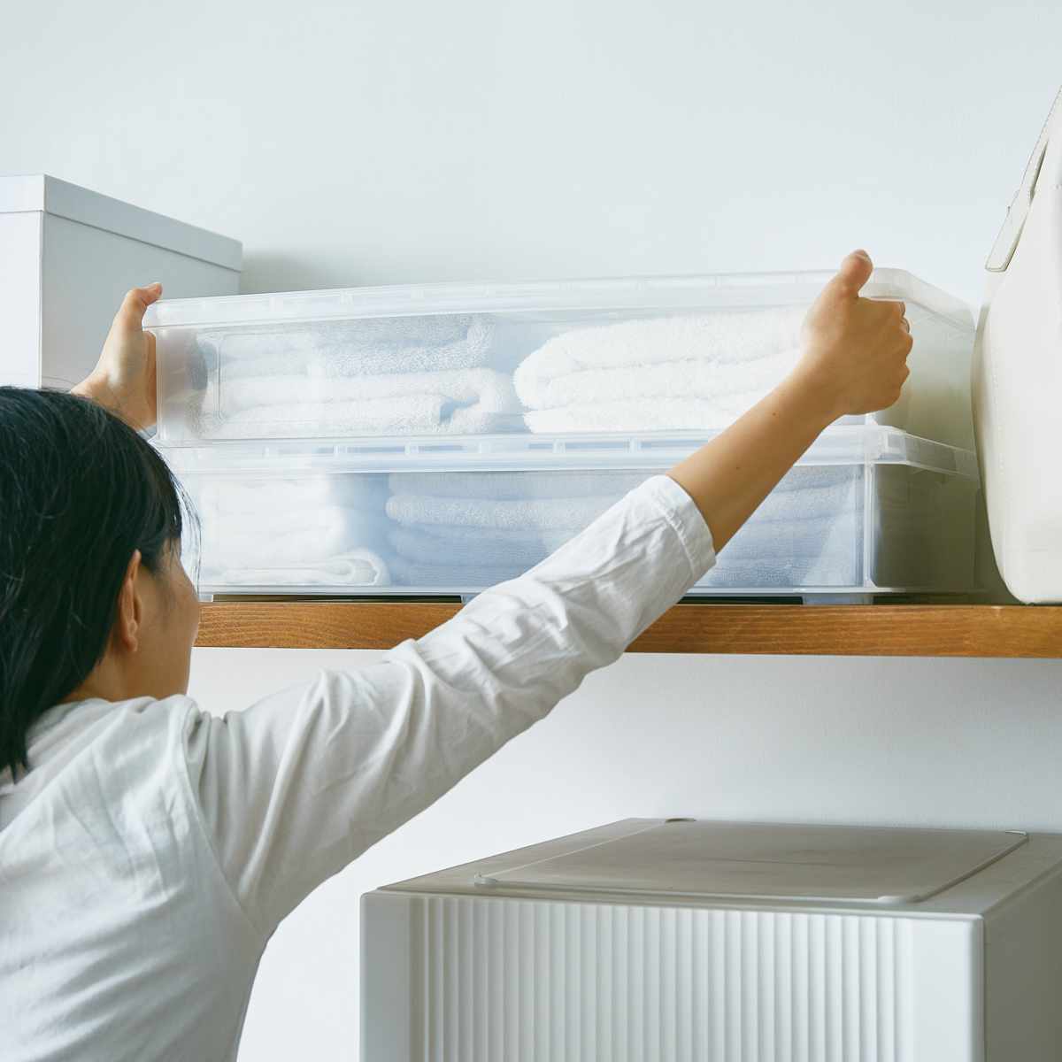 フタ フードテナー No.10 No.20 専用 もち箱 ( 餅箱 餅ばこ もちばこ フードコンテナー 保存容器 プラスチック フードコンテナ パン 餅 ケーキ 麺 保存 積み重ね 運搬 便利 乾燥防止 ホコリ防止 ) 【アイボリー】 アイボリー