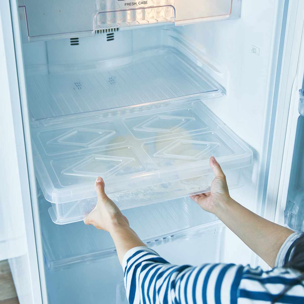 フタ フードテナー No.10 No.20 専用 もち箱 ( 餅箱 餅ばこ もちばこ フードコンテナー 保存容器 プラスチック フードコンテナ パン 餅 ケーキ 麺 保存 積み重ね 運搬 便利 乾燥防止 ホコリ防止 ) 【アイボリー】 アイボリー