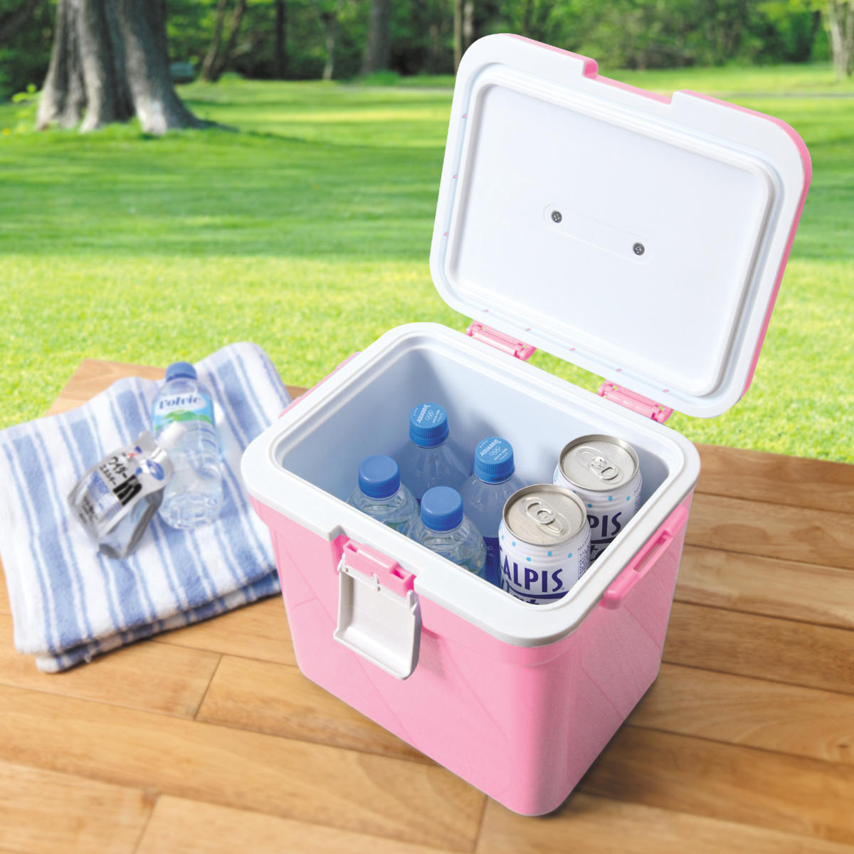 クーラーボックス 9L クールエース 9S プティ ( 保冷 クーラーBOX 保冷ボックス クーラーバッグ 冷蔵ボックス 9リットル クーラー ボックス BOX キャンプ アウトドア ハンドル 持ち手付き ショルダー付き 抗菌加工 日本製 ) 【ブルー】 ブルー