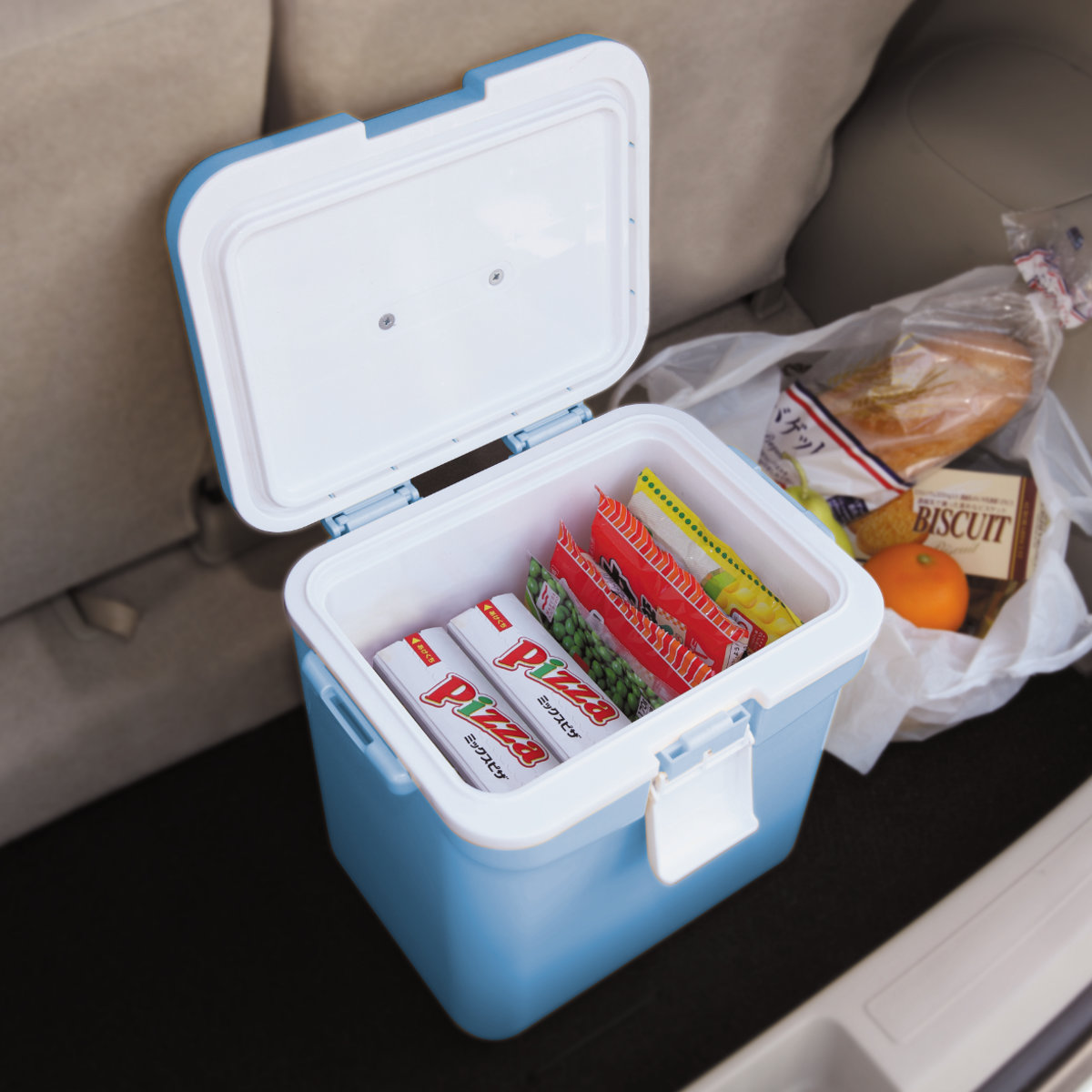 クーラーボックス 9L クールエース 9S プティ ( 保冷 クーラーBOX 保冷ボックス クーラーバッグ 冷蔵ボックス 9リットル クーラー ボックス BOX キャンプ アウトドア ハンドル 持ち手付き ショルダー付き 抗菌加工 日本製 ) 【ブルー】 ブルー