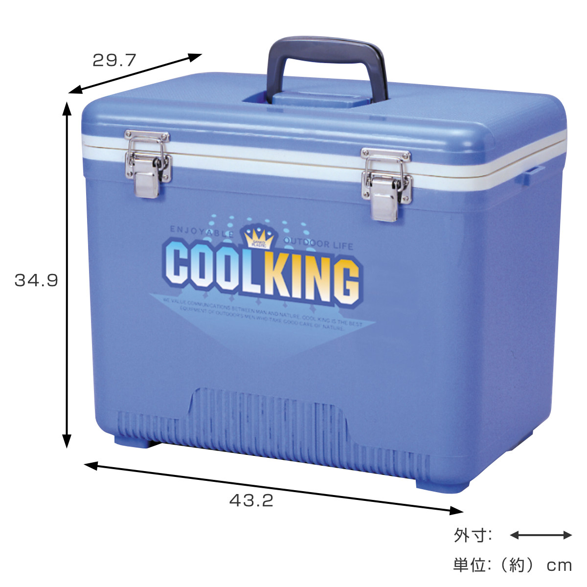 クーラーボックス 24L クールキング 24D ( 保冷 クーラーBOX 保冷ボックス クーラーバッグ 冷蔵ボックス 24リットル クーラー ボックス BOX キャンプ アウトドア ハンドル 持ち手付き ショルダー付き 抗菌加工 日本製 )