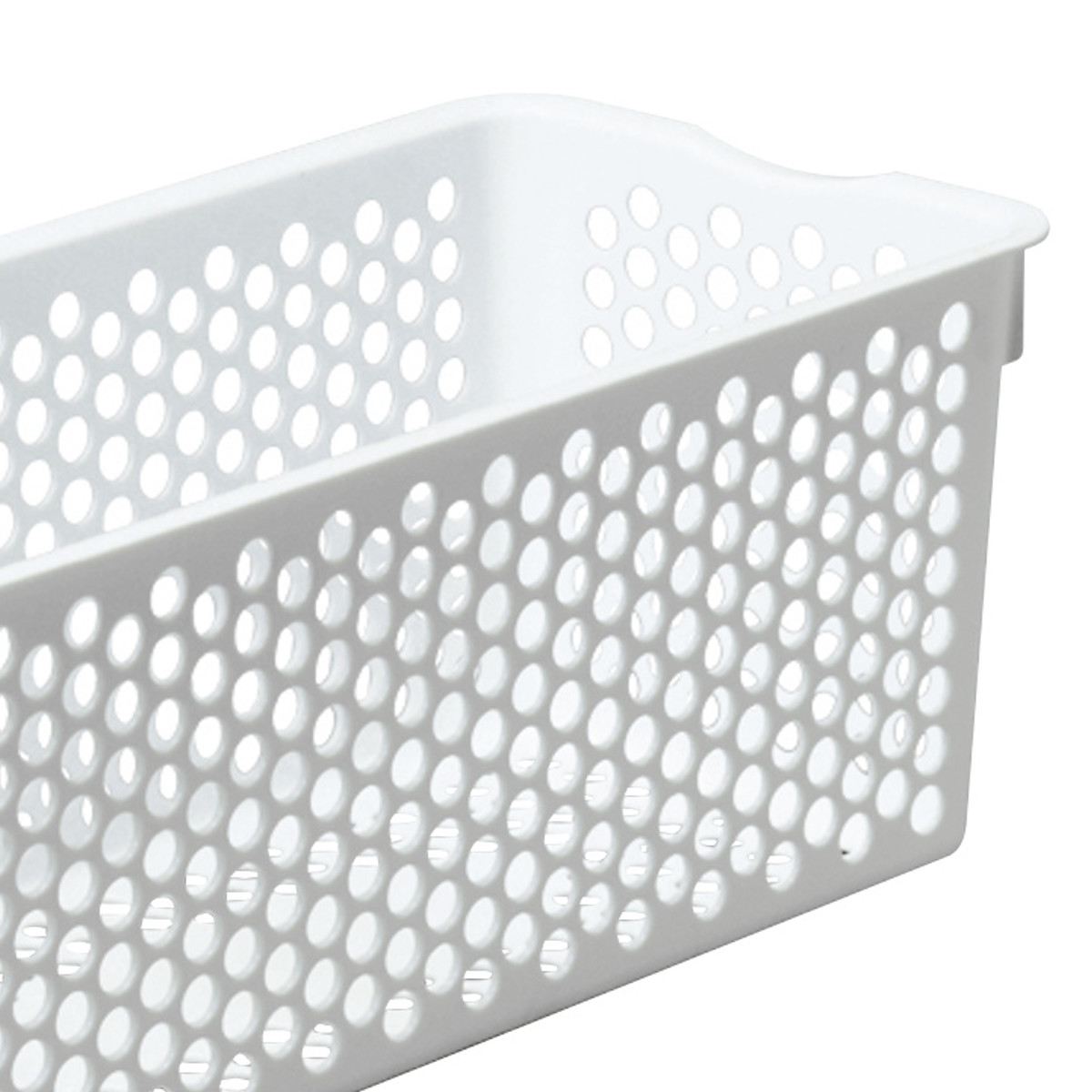 収納ケース 小物収納 バスケット フランクバスケット 10個セット 深型 幅13.5×奥行28.5×高さ11.8cm ( プラスチック 収納 収納ボックス かご カゴ ストッカー 小物入れ 小物 通気性 日本製 リビング キッチン ) 【ブラウン】 ブラウン