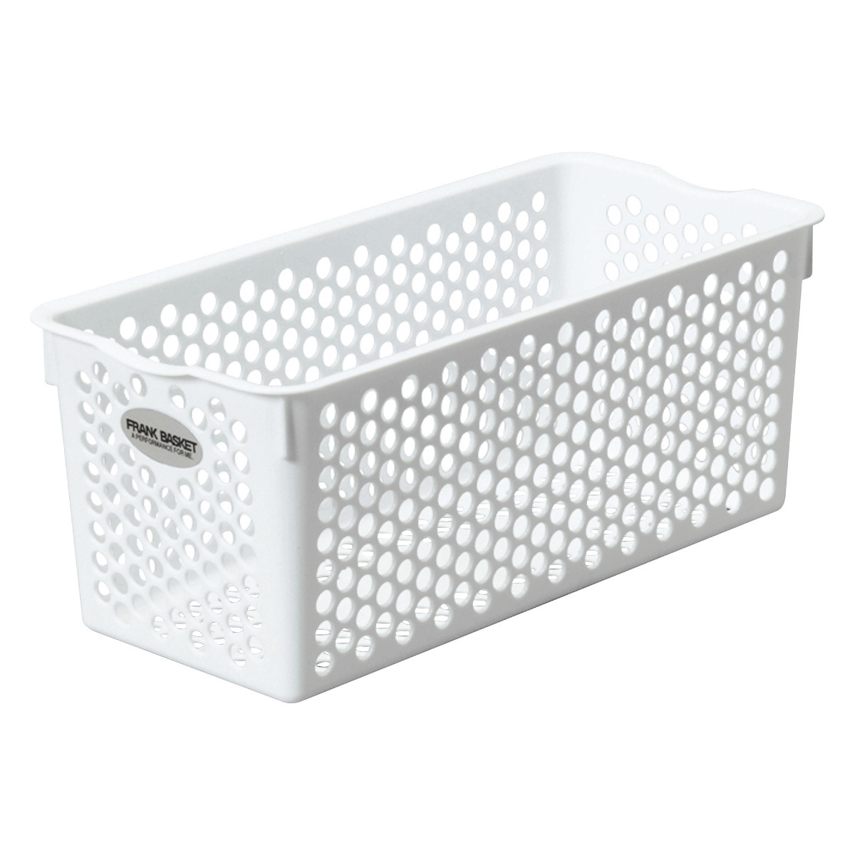 収納ケース 小物収納 バスケット フランクバスケット 10個セット 深型 幅13.5×奥行28.5×高さ11.8cm ( プラスチック 収納 収納ボックス かご カゴ ストッカー 小物入れ 小物 通気性 日本製 リビング キッチン ) 【ブラウン】 ブラウン