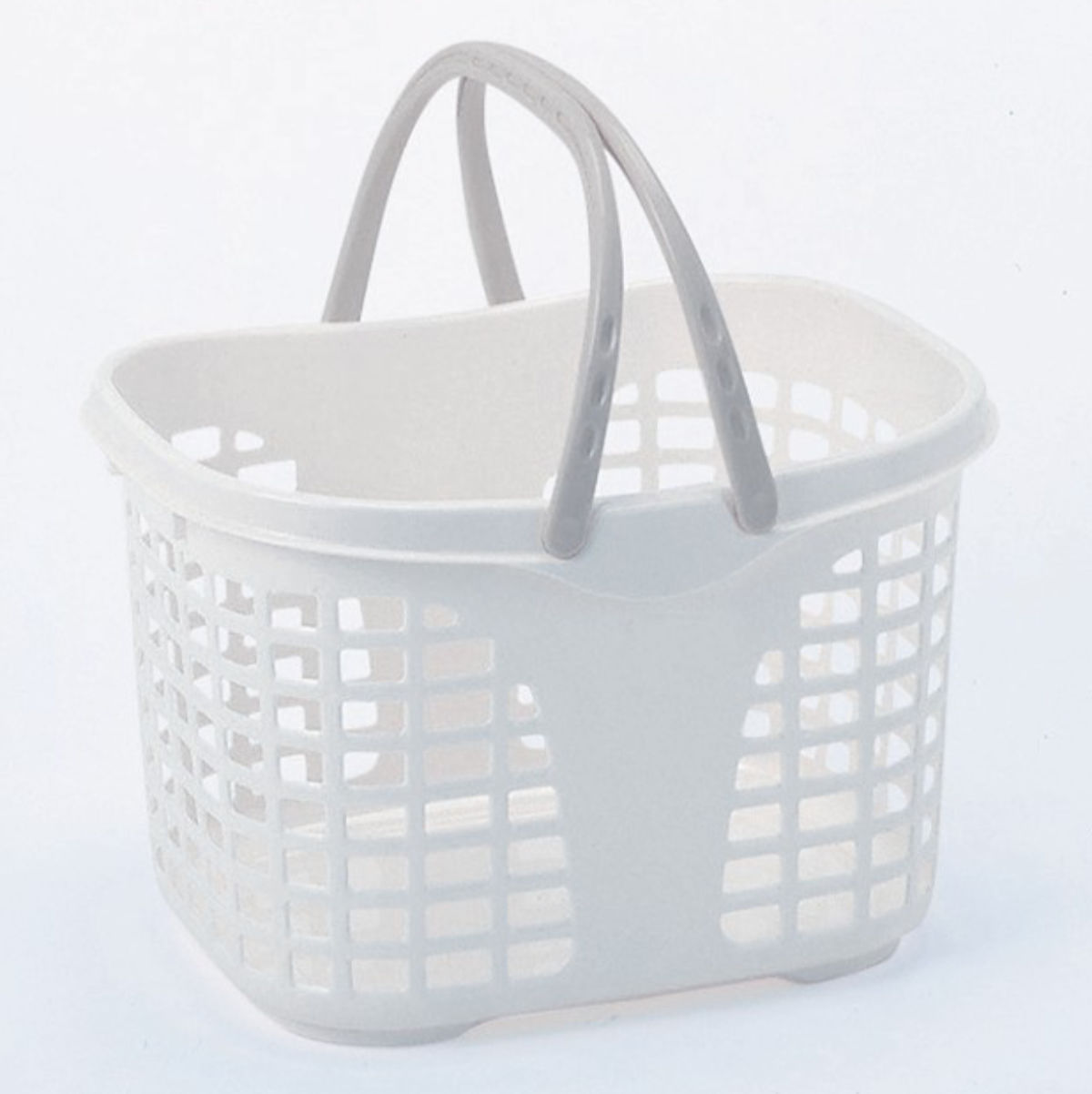 ランドリーバスケット 洗濯カゴ ブライトバスケット NO40 （ 洗濯かご 洗濯 カゴ バスケット コンパクト 持ち手付き 脱衣かご ランドリー 収納 小物入れ 小物収納 おもちゃ 水回り 洗面所 脱衣所 シンプル 無地 ）