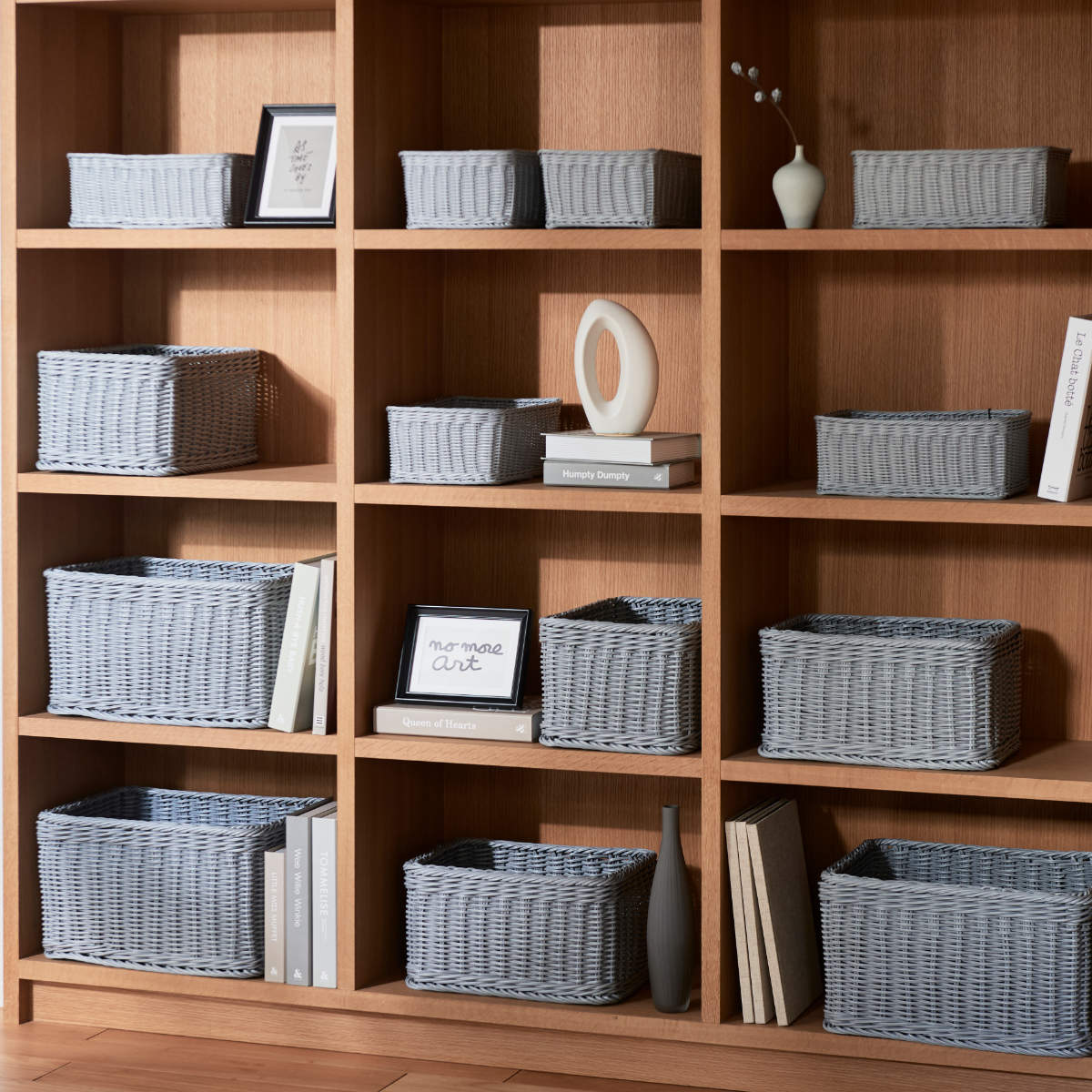 かご 洗える 抗菌素材 ストレージBOX L KLEANE ( 手編み 収納 カゴ 水洗い 食洗機対応 レンジ対応 幅41×奥行30×高さ23cm 小物収納 収納かご キレーネ 小物入れ おしゃれ 丈夫 ハンドメイド リビング 洗面所 キッチン ) 【ブラウン】 ブラウン