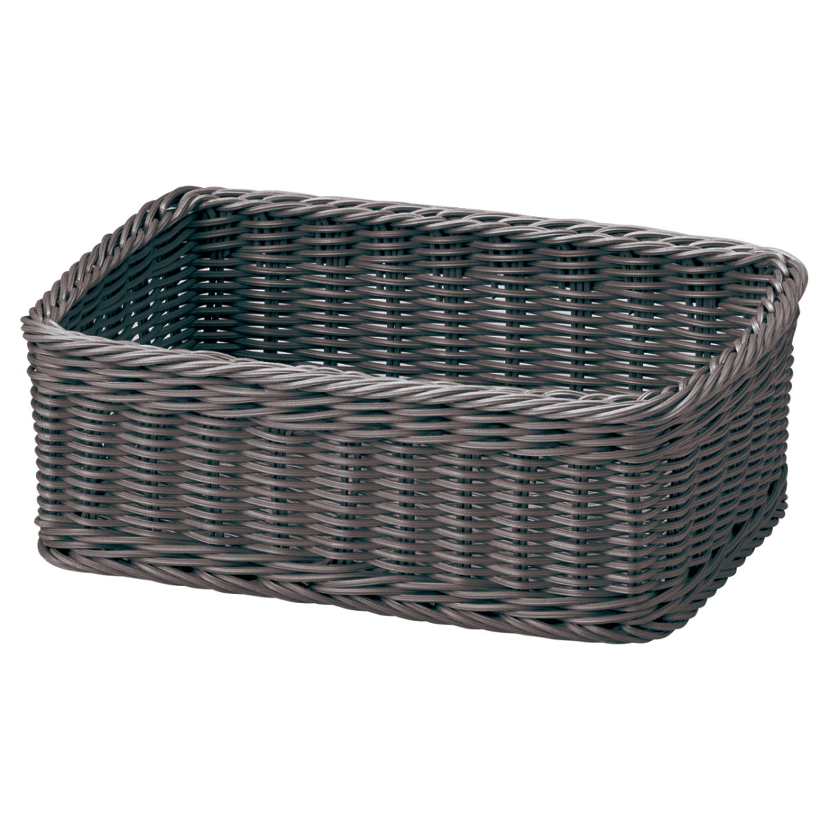 かご KLEANE PLUS 洗える 抗菌素材 スクエア アメニティーバスケット S ( 手編み 収納 カゴ 水洗い 食洗機対応 レンジ対応 幅25×奥行17.5×高さ9cm キレーネ 小物入れ おしゃれ 丈夫 ハンドメイド 小物収納 収納かご ) 【ベージュ】 ベージュ