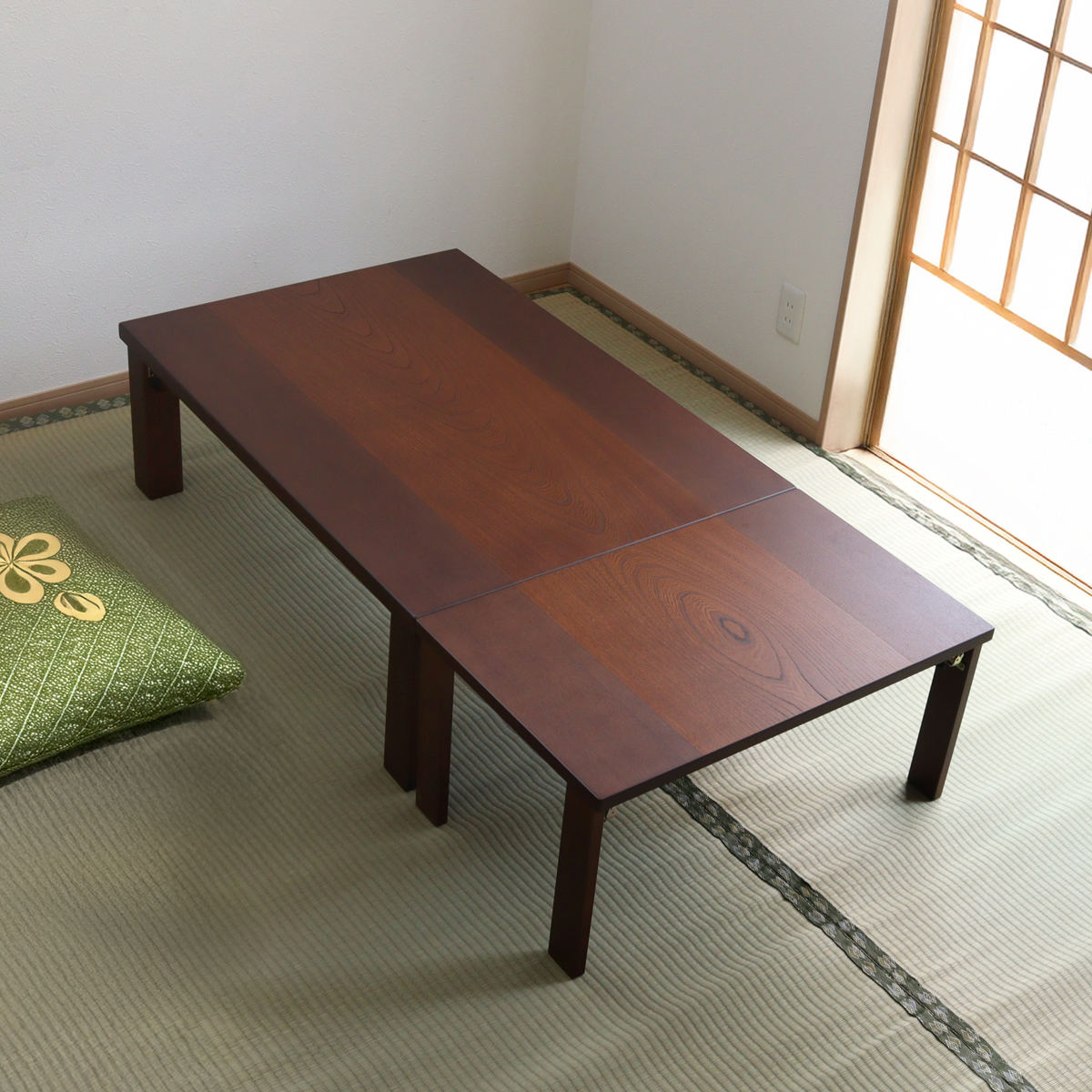 【美品】 家具 折りたたみ可 座卓 ローテーブル 天然木 折りたたみ ローテーブル 座卓 幅110 奥行64 木製 | 【公式