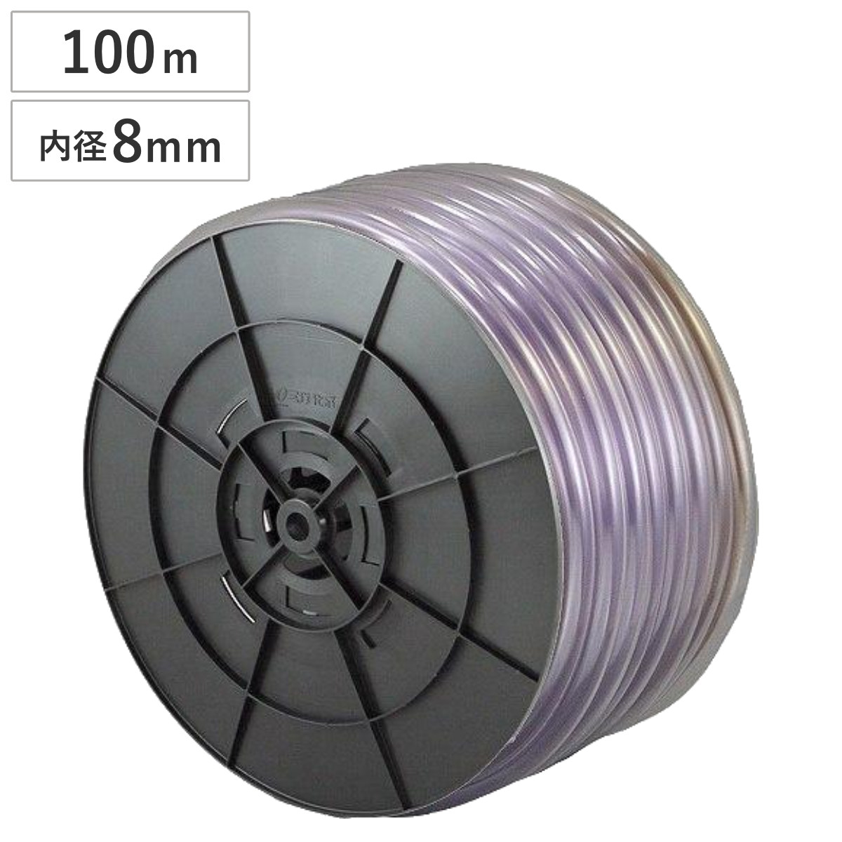 ホース SH 透明ホース 8×10mm 100m ( 農作業用ホース 業務用 農作業 8 10 100 農業用 農業資材 園芸用 家庭菜園 園芸用品 資材 散水ホース )