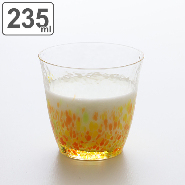 ロックグラス 235ml 水の彩 陽の彩 クリスタルガラス ファインクリスタル ガラス コップ 日本製 （ 食洗機対応 焼酎グラス ガラス製 オー