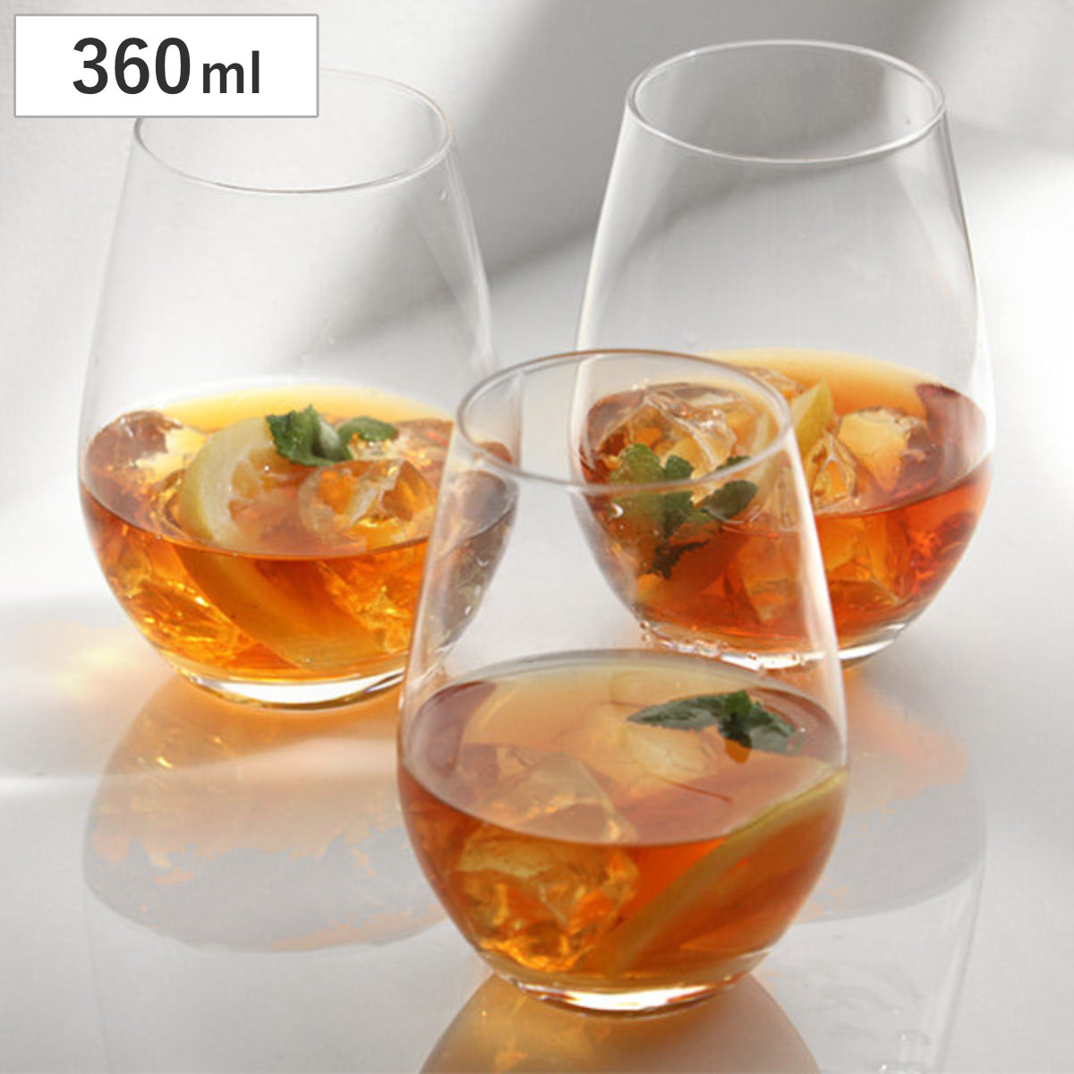 タンブラー 360ml ウォーターバリエーション ウォーターグラス グラス セット ガラス コップ 日本製 （ 食洗機対応 ガラスコップ ワインタンブラー ビールグラス ソフトドリンク 脚なし ワイン ビール 丸い おしゃれ ）
