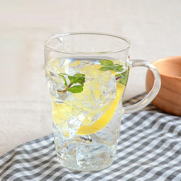 マグカップ 耐熱ガラス 430ml ガラス製 （ 食洗機対応 ガラスマグ ガラスコップ コップ ガラス食器 耐熱マグカップ ）