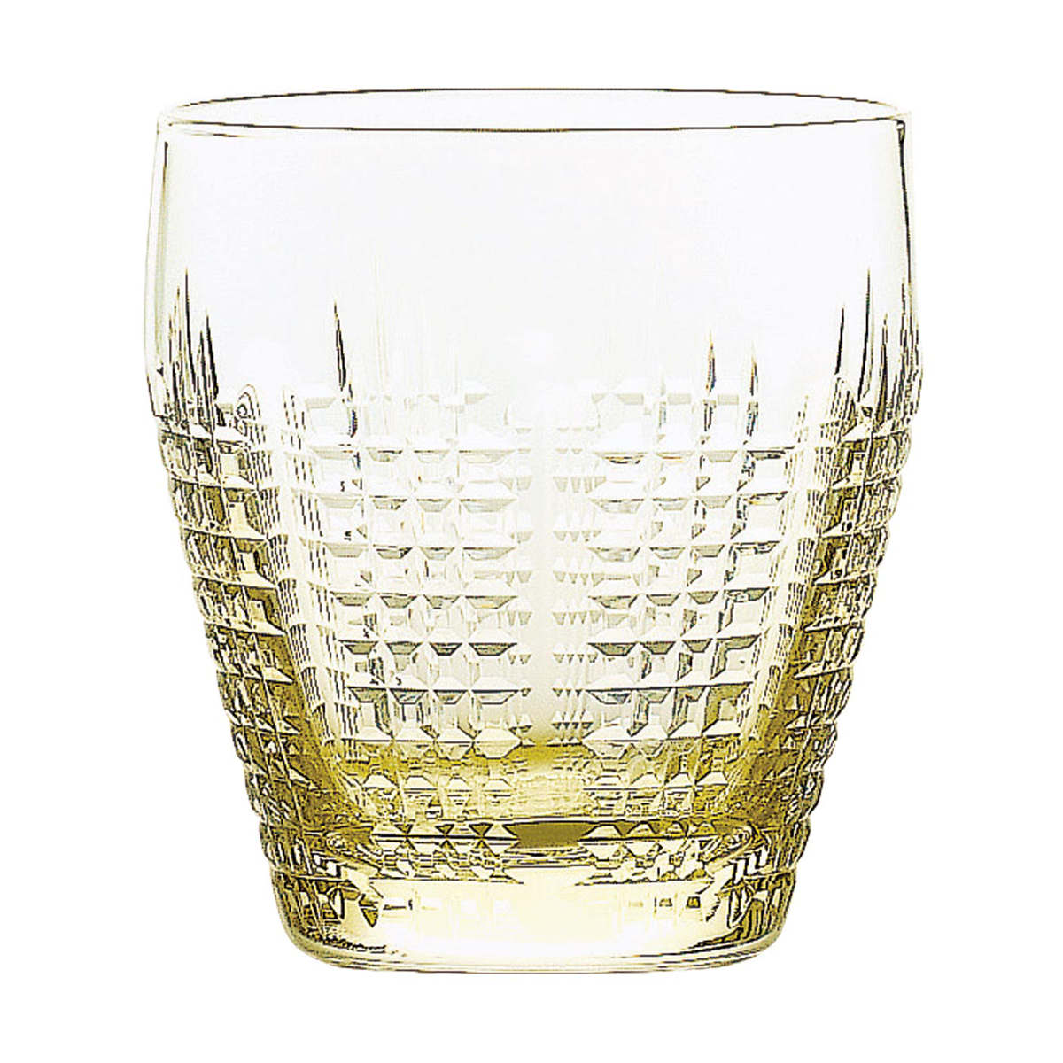 グラス 琥珀 フリーグラス 大 320ml （ ガラス コップ カップ ロックグラス 食器 日本製 木箱入 レトロ モダン おしゃれ ギフト プレゼント 贈り物 ）