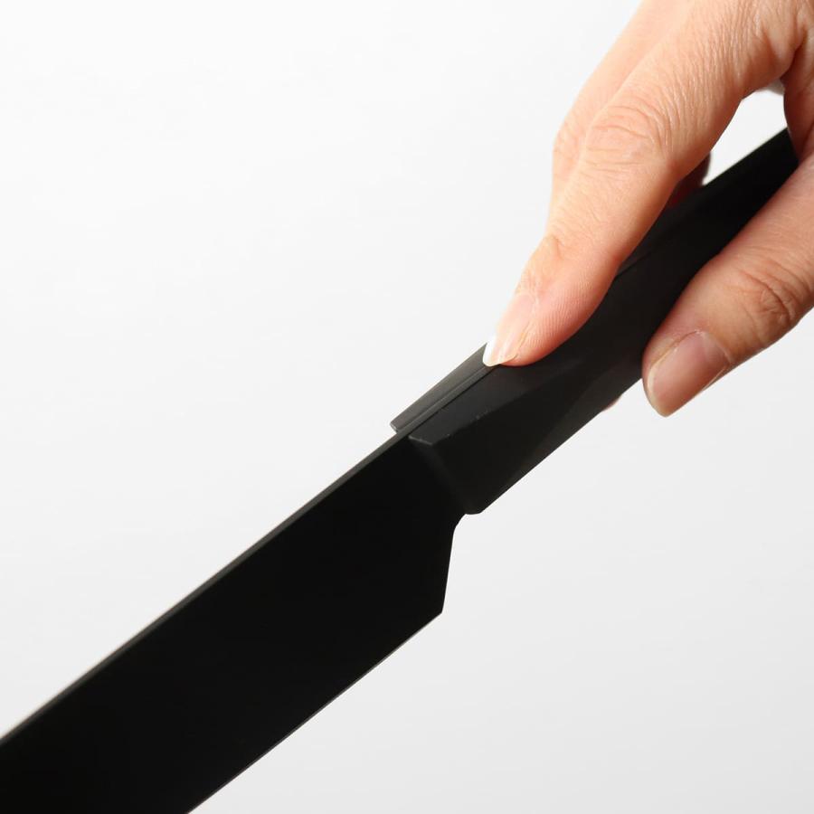 三徳包丁 牛刀 ペティナイフ 3点セット バイアキッチンブラック ( 包丁 セット 刃渡り 17cm 18cm 13.5cm 黒 ブラック ステンレス製 料理包丁 ナイフ ほうちょう 庖丁 三徳庖丁 牛刀庖丁 シェフナイフ 果物包丁 キッチンナイフ )