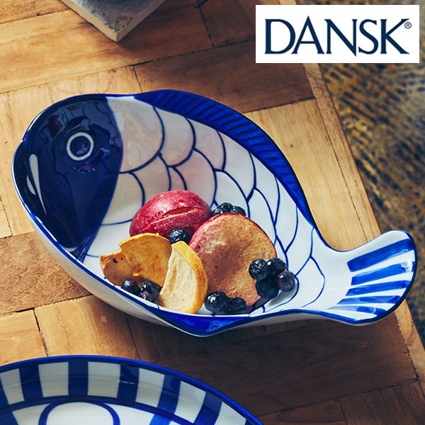 ダンスク DANSK チャウダーボウル アラベスク （ 北欧 食器 洋食器 オーブン対応 電子レンジ対応 食洗機対応 磁器 皿 ボウル 魚 中皿  おしゃれ 器 ）