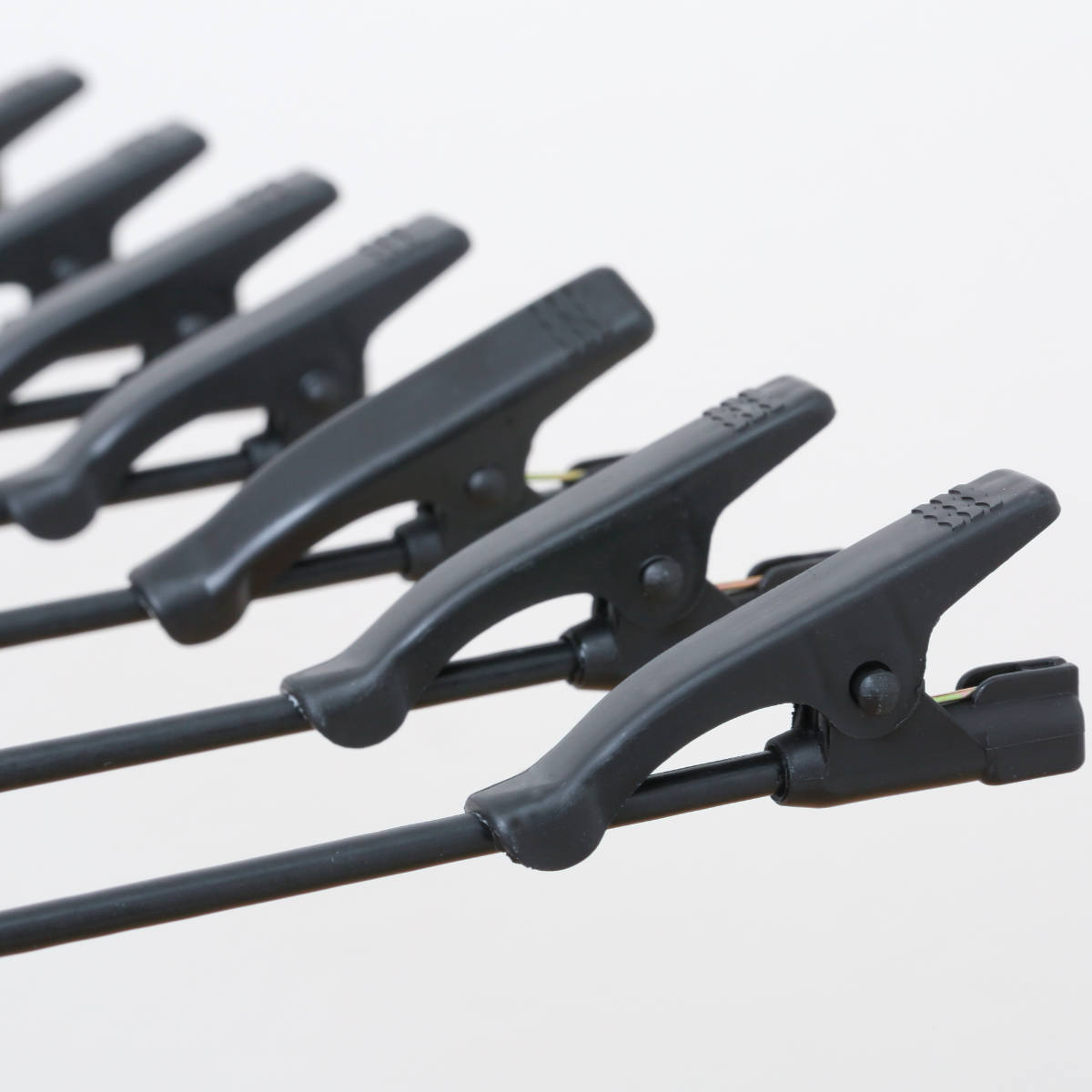 物干し 室内 スタンド物干しE20 DX ( タオル干し 洗濯 スタンド 折りたたみ 省スペース 20枚 タオル 平干し タオルハンガー ハンガーラック クリップ付 フェイスタオル ) 【ホワイト×ブラック】 ホワイト×ブラック