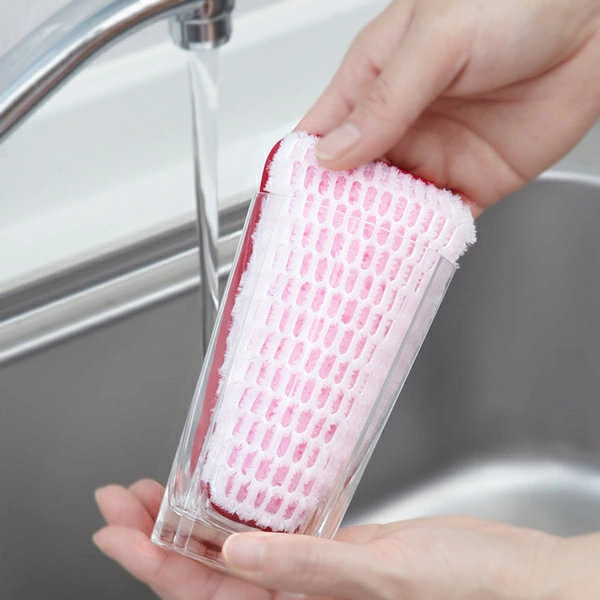 キッチンスポンジ そうじの神様 極ラクブラシW2 キッチン用 （ スポンジ 食器用スポンジ 食器洗いスポンジ 食器洗い 皿洗い 台所スポンジ 台所用スポンジ キッチン用スポンジ 食器洗い用スポンジ キッチン用品 ）