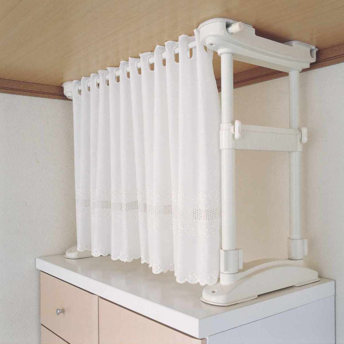 家具転倒防止 つっぱり棒 家具転倒防止ポ-ル 高さ35~50cm 2本入 ( 突っ張り棒 つっぱり 地震ポール 震災 地震対策 防災 賃貸 工具不要 強力 簡単 設置 取り付け 伸縮式 食器棚 本棚 リビング 寝室 安心 家具 転倒防止 地震 天井 )