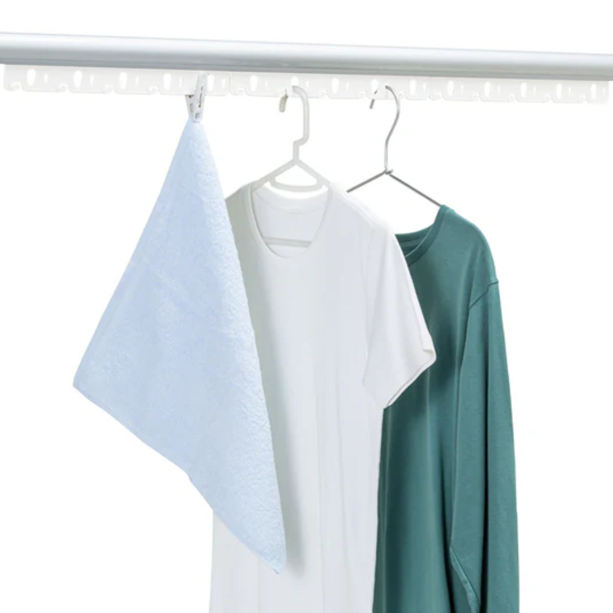 物干し 洗濯物干し 布団干し 伸縮式 X型 幅 134~230cm ( 物干しスタンド 伸縮 ハンガーホルダー付き 折り畳み 室内用物干し 大容量 組み立て簡単 コンパクト 収納 ホワイト )