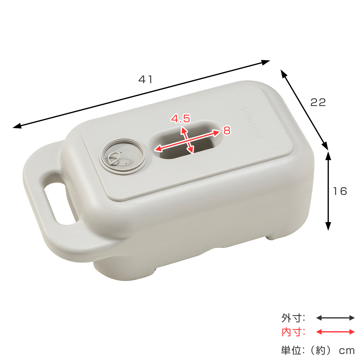 ブロー 重し 物干し台用 ( おもし ものほし台用 重り 1個 物干し台 転倒防止 重石 水 砂 固定 シェード 日よけ ウエイト 底面 くぼみ付き )