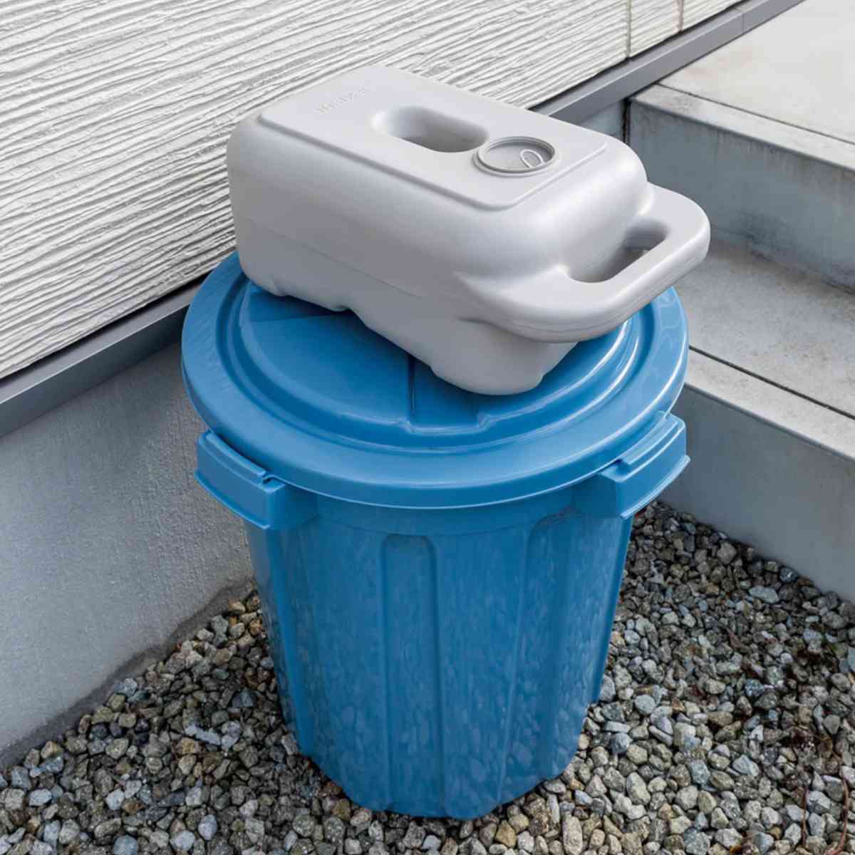 ブロー 重し 物干し台用 ( おもし ものほし台用 重り 1個 物干し台 転倒防止 重石 水 砂 固定 シェード 日よけ ウエイト 底面 くぼみ付き )