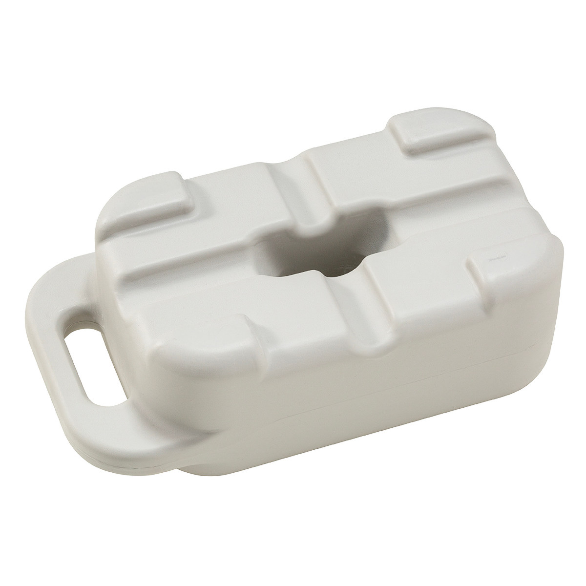 ブロー 重し 物干し台用 ( おもし ものほし台用 重り 1個 物干し台 転倒防止 重石 水 砂 固定 シェード 日よけ ウエイト 底面 くぼみ付き )