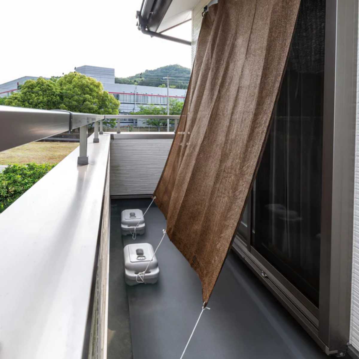 ブロー 重し 物干し台用 ( おもし ものほし台用 重り 1個 物干し台 転倒防止 重石 水 砂 固定 シェード 日よけ ウエイト 底面 くぼみ付き )