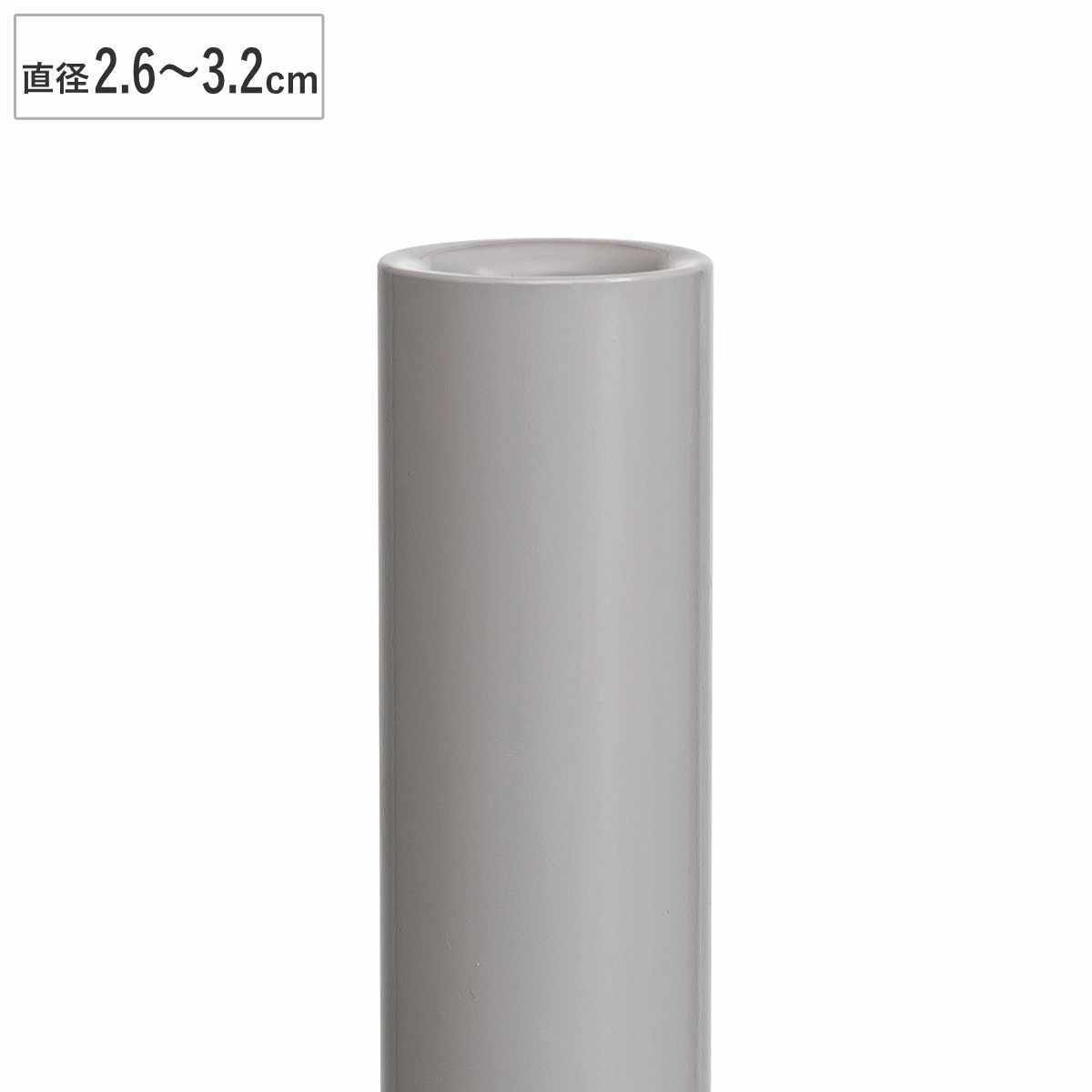 竿チューブ 物干し竿 カバー 直径 2.6~3.2cm 用 ( 物干し竿カバー 補修用 2.6~3.2 対応 竿用チューブ 日本製 竿カバー 熱湯 収縮 洗濯用品 ほうきの柄 サビ 劣化 防止 4mまで )