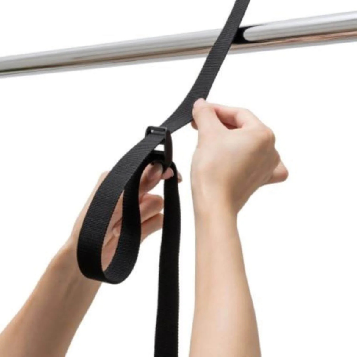 ハンガー 吊り下げハンガー クローゼット 収納 幅46~80×高さ最大100cm ( 伸縮 2段ハンガー 吊り下げ 収納力アップ クローゼット収納 ハンガーラック 吊り下げ収納 クローゼットハンガー 収納アップ 省スペース 衣類収納 大容量 )