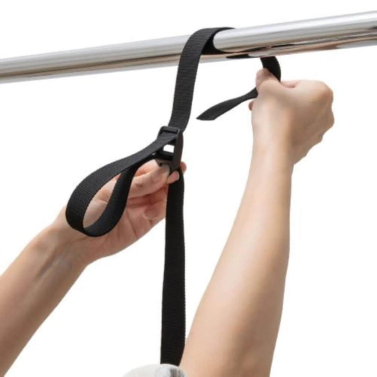 ハンガー 吊り下げハンガー クローゼット 収納 幅46~80×高さ最大100cm ( 伸縮 2段ハンガー 吊り下げ 収納力アップ クローゼット収納 ハンガーラック 吊り下げ収納 クローゼットハンガー 収納アップ 省スペース 衣類収納 大容量 )