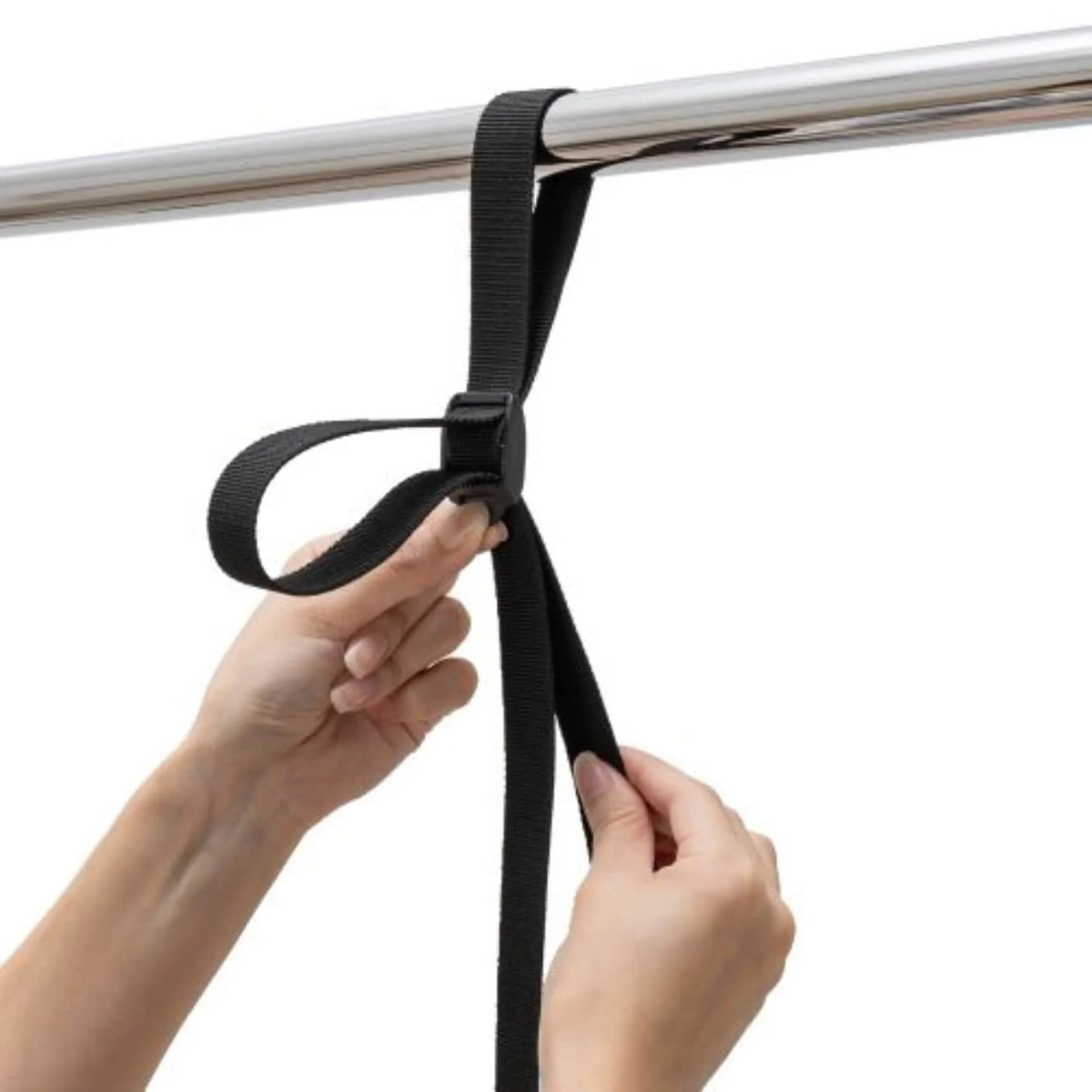 ハンガー 吊り下げハンガー クローゼット 収納 幅46~80×高さ最大100cm ( 伸縮 2段ハンガー 吊り下げ 収納力アップ クローゼット収納 ハンガーラック 吊り下げ収納 クローゼットハンガー 収納アップ 省スペース 衣類収納 大容量 )