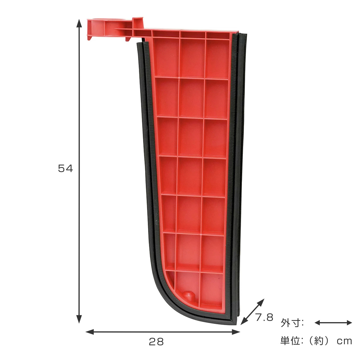 プラバリア エンドパーツ ( 法人限定 防水壁 パーツ 部品 止水シート用 1kg 軽量 連結可能 角度調整 簡単 設置 止水 浸水対策 備え 防災 水害 津波 会社 避難所 緊急用 止水材 非常時 自動ドア シャッター 防災グッズ コンパクト )