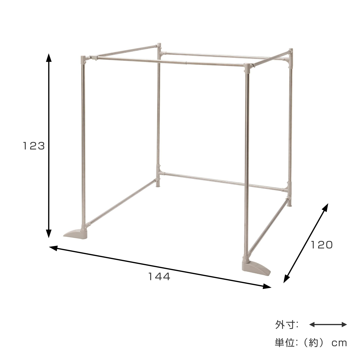物干し 布団干し 洗濯物干し 専用伸縮竿付 折りたたみ ステンクラー ( 室内物干し 3連 伸縮竿 洗濯 布団 ハンガー 室内 コンパクト 軽量 室内干し 部屋干し 洗濯物 スタンド 省スペース 折り畳み 洗濯用品 )