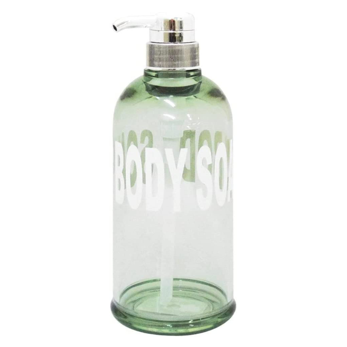 ディスペンサー モビリア 浴室用詰め替えボトル ボディソープ用 クリア ( 詰め替えボトル ソープボトル 詰め替え つめかえ プラスチック製 おしゃれ バス用品 ボディソープ ハンドソープ ポンプボトル シャンプー ボトル ) 【グリーン】 グリーン