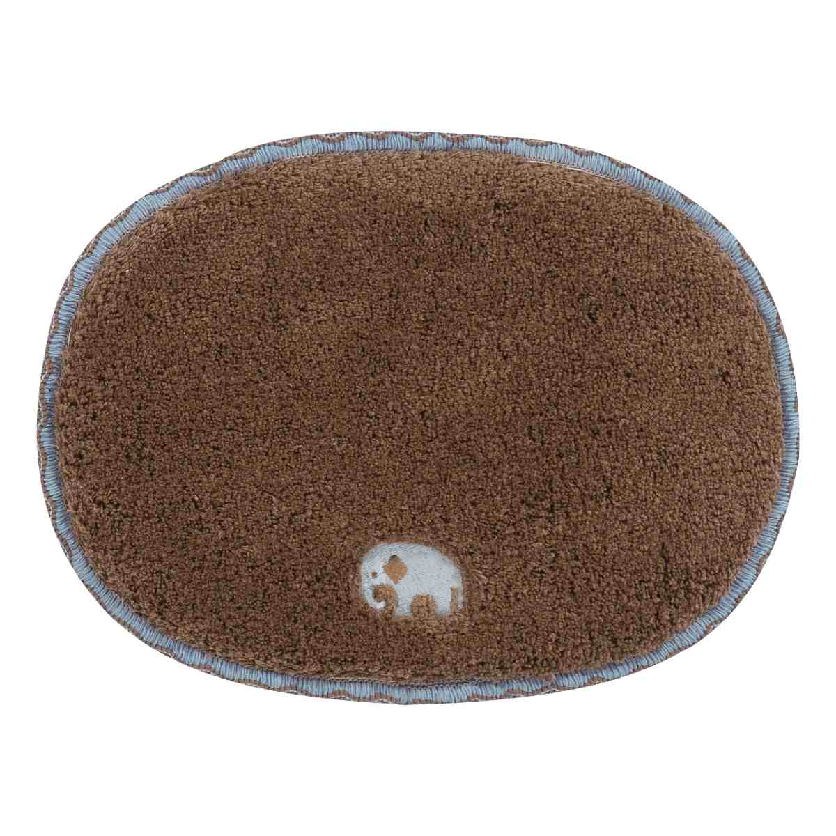 ミニマット Pce 動物 約30×40cm チェアパッド ( マット 小さめ チェアパット ハンドメイド 幅40cm 卓上 コンパクト ラグ 敷き物 インテリア おしゃれ 楕円 刺繍 ループ付き 吊り下げ 雑貨 ) 【コアラ】 コアラ