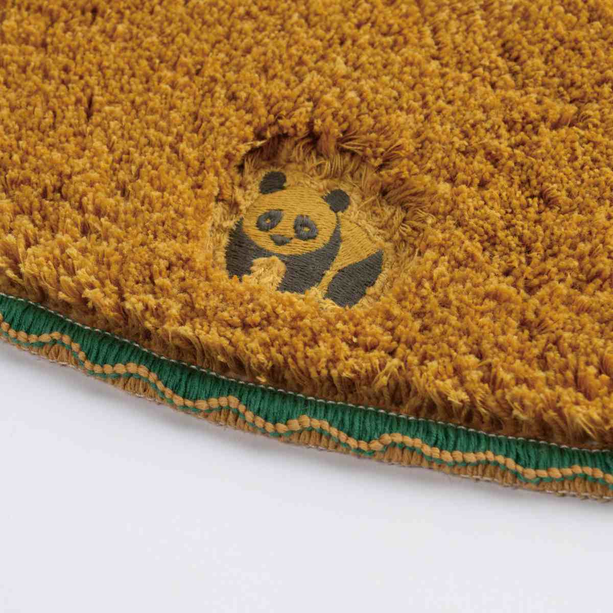 ミニマット Pce 動物 約30×40cm チェアパッド ( マット 小さめ チェアパット ハンドメイド 幅40cm 卓上 コンパクト ラグ 敷き物 インテリア おしゃれ 楕円 刺繍 ループ付き 吊り下げ 雑貨 ) 【コアラ】 コアラ