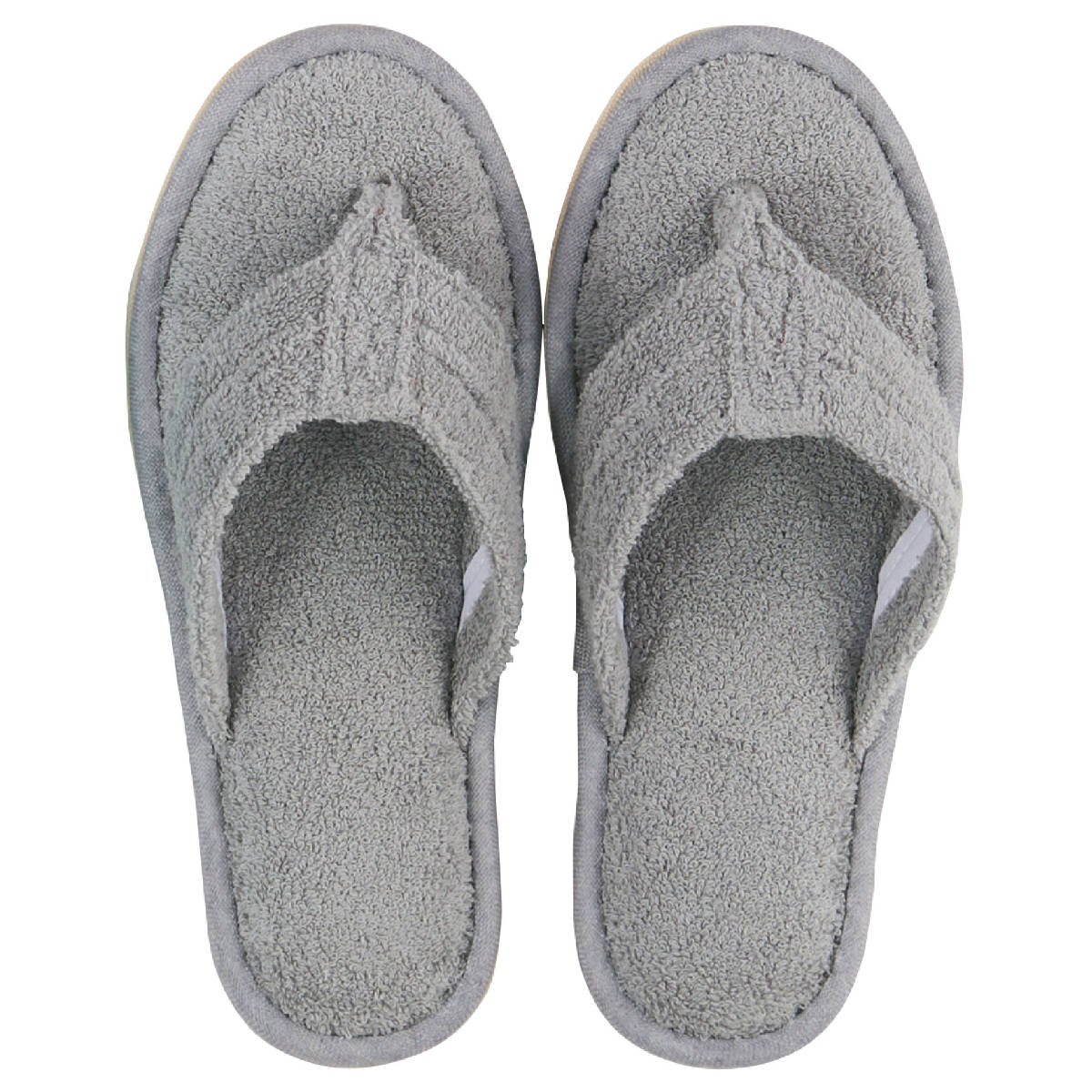 スリッパ モラ 鼻緒スリッパ 4サイズ 21.0~28.0cm ( 洗える 夏用 湯上がり 鼻緒付き タオル地 洗濯機 ルームシューズ 室内履き サンダル 丸洗い 滑り止め 低反発 お風呂上り 綿 レディース メンズ ユニセックス サイズ豊富 ) 【ターコイズブルー L】 ターコイズブルー L